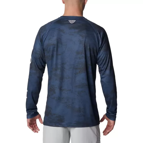 imageColumbia Mens Terminal Tackle Long Sleeve Shirt Wicking MaterialCarbon Pfg Camo
