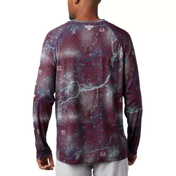 imageColumbia Mens Terminal Tackle Long Sleeve Shirt Wicking MaterialCarbon Realtree Mako