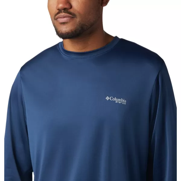 imageColumbia Mens Terminal Tackle Long Sleeve Shirt Wicking MaterialCarbonCarbon Realtree Mako