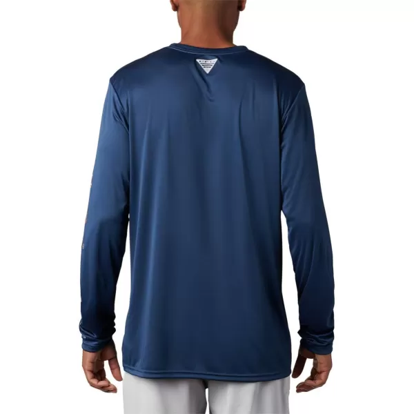 imageColumbia Mens Terminal Tackle Long Sleeve Shirt Wicking MaterialCarbonCarbon Realtree Mako