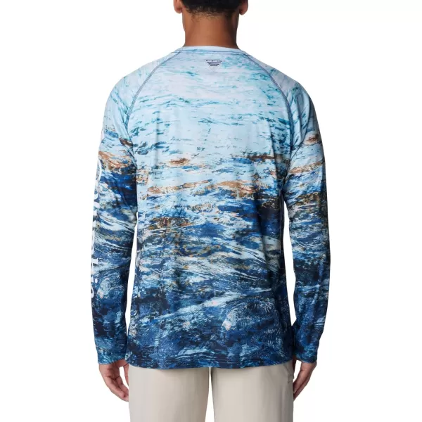 imageColumbia Mens Terminal Tackle Long Sleeve Shirt Wicking MaterialCarbonDeepsea Fade