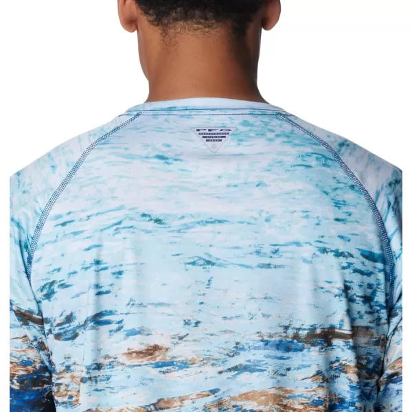 imageColumbia Mens Terminal Tackle Long Sleeve Shirt Wicking MaterialCarbonDeepsea Fade