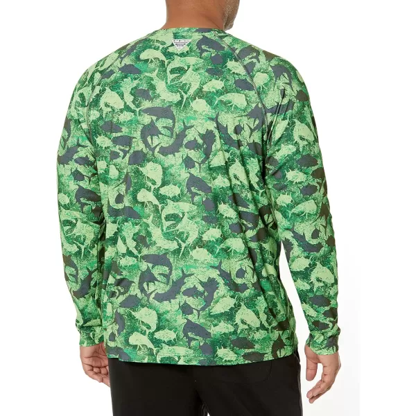 imageColumbia Mens Terminal Tackle Long Sleeve Shirt Wicking MaterialCity Grey Inside Out Camo
