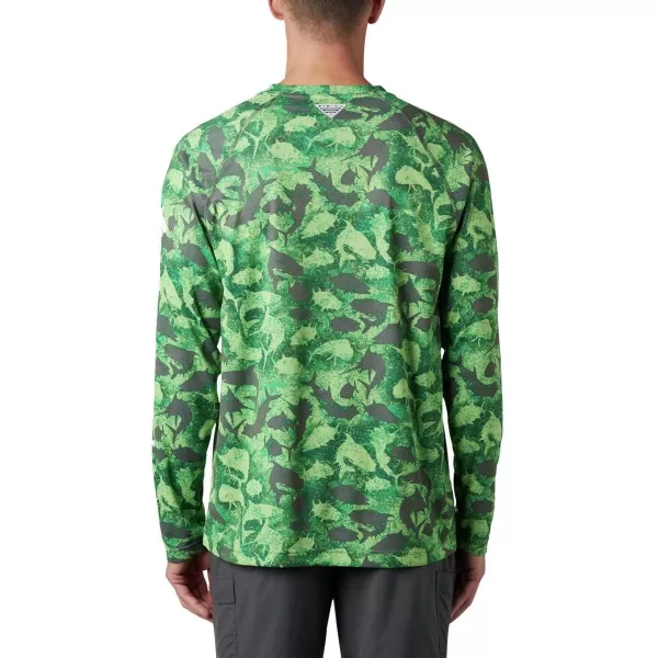 imageColumbia Mens Terminal Tackle Long Sleeve Shirt Wicking MaterialCity Grey Inside Out Camo