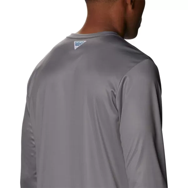 imageColumbia Mens Terminal Tackle Long Sleeve Shirt Wicking MaterialCity GreyDorado Camo