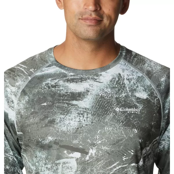 imageColumbia Mens Terminal Tackle Long Sleeve Shirt Wicking MaterialCool Green Realtree Horizon