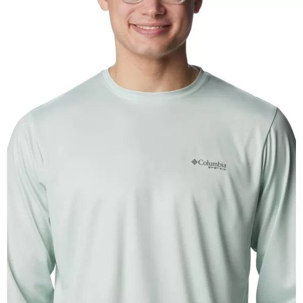 imageColumbia Mens Terminal Tackle Long Sleeve Shirt Wicking MaterialCool GreenCypress Pfg Camo