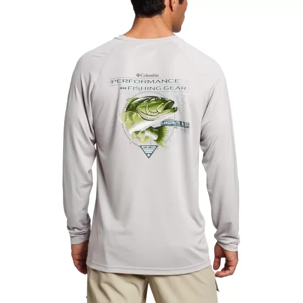 imageColumbia Mens Terminal Tackle Long Sleeve Shirt Wicking MaterialCool GreyBass 2