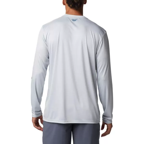 imageColumbia Mens Terminal Tackle Long Sleeve Shirt Wicking MaterialCool GreyBlack Gamefish Camo