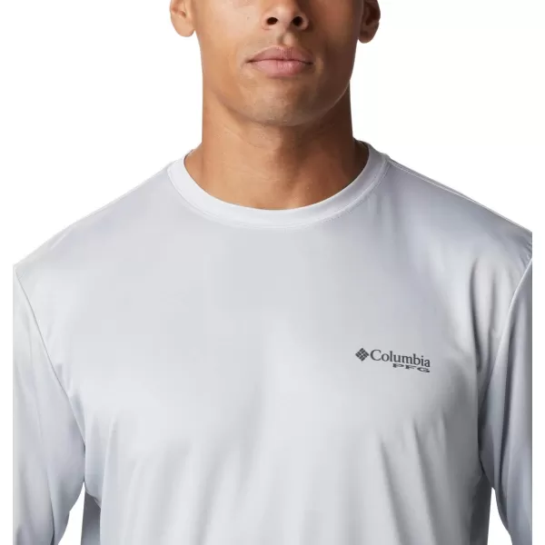 imageColumbia Mens Terminal Tackle Long Sleeve Shirt Wicking MaterialCool GreyBlack Gamefish Camo