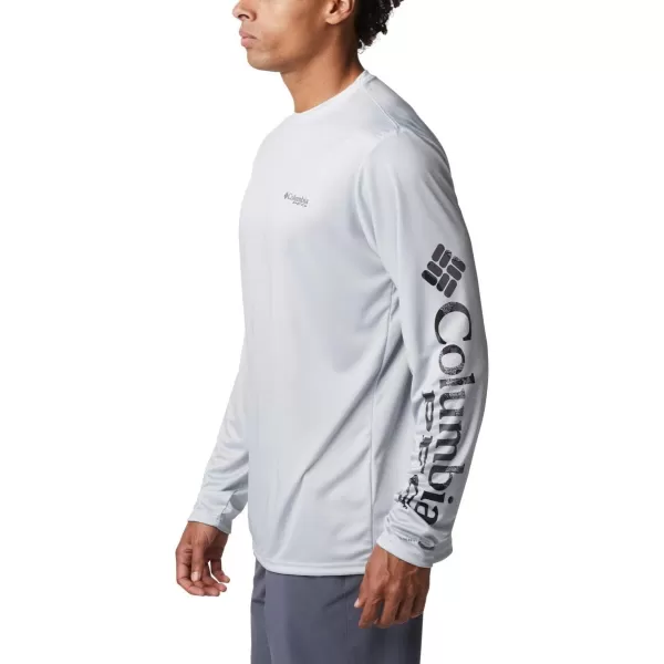 imageColumbia Mens Terminal Tackle Long Sleeve Shirt Wicking MaterialCool GreyBlack Gamefish Camo