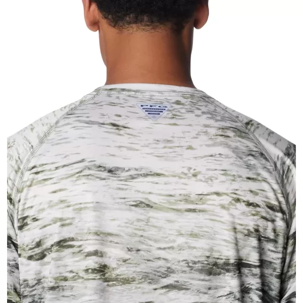 imageColumbia Mens Terminal Tackle Long Sleeve Shirt Wicking MaterialCypressDeepsea Fade