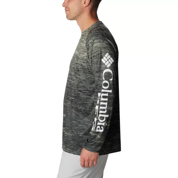imageColumbia Mens Terminal Tackle Long Sleeve Shirt Wicking MaterialCypressDigiscale Fade