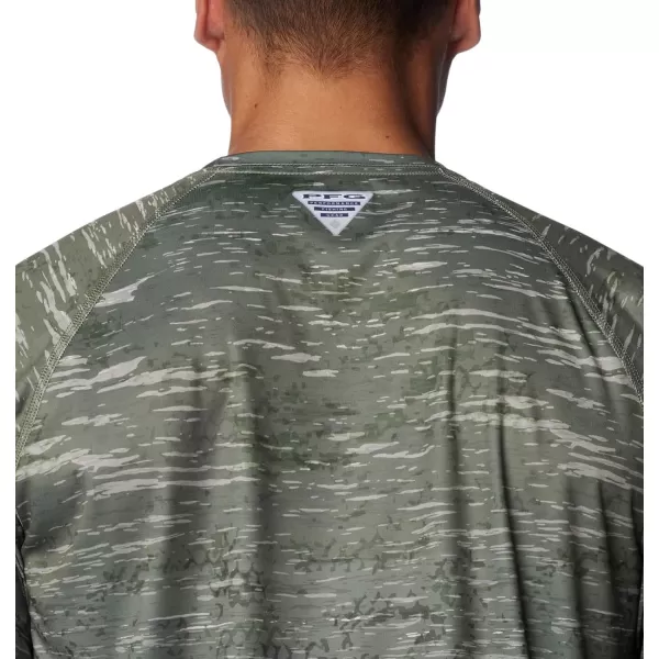 imageColumbia Mens Terminal Tackle Long Sleeve Shirt Wicking MaterialCypressDigiscale Fade