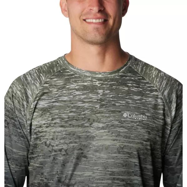 imageColumbia Mens Terminal Tackle Long Sleeve Shirt Wicking MaterialCypressDigiscale Fade