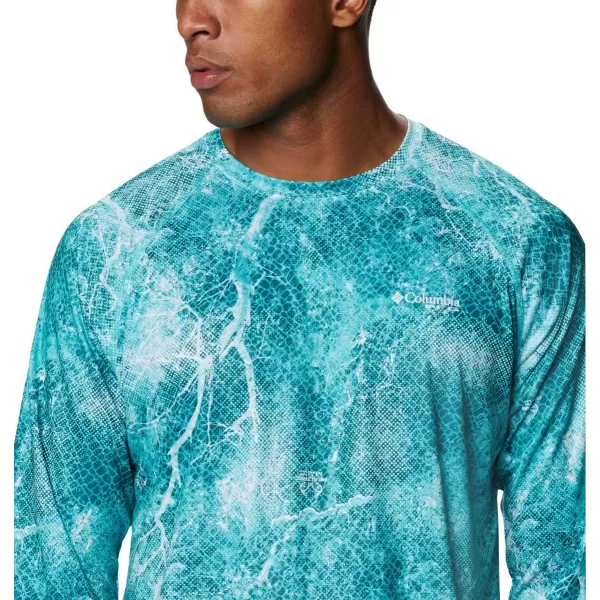 imageColumbia Mens Terminal Tackle Long Sleeve Shirt Wicking MaterialDolphin Realtree Mako