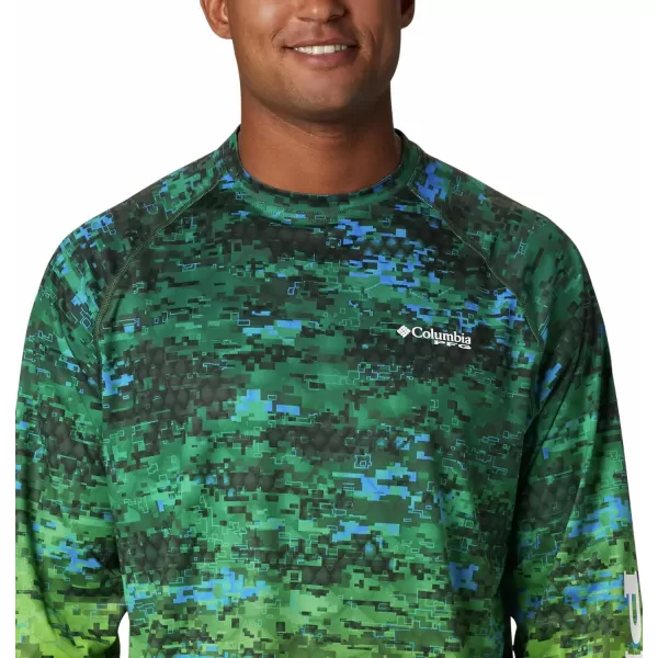imageColumbia Mens Terminal Tackle Long Sleeve Shirt Wicking MaterialDorado Digi Camo Fade