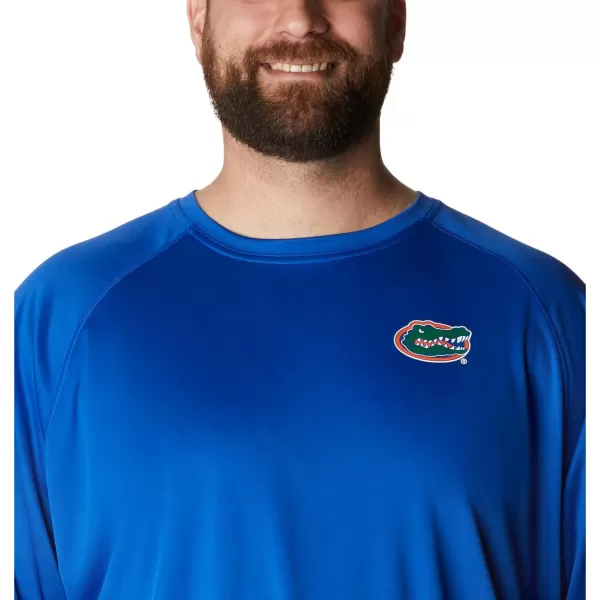 imageColumbia Mens Terminal Tackle Long Sleeve Shirt Wicking MaterialFla  Azul  Spark Orange