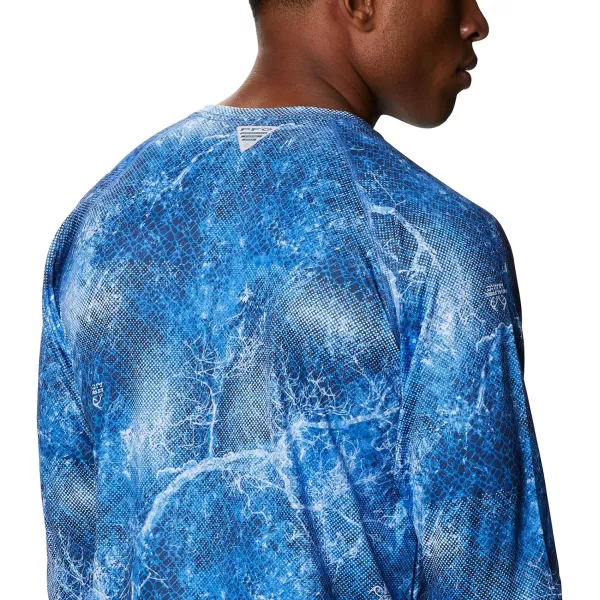 imageColumbia Mens Terminal Tackle Long Sleeve Shirt Wicking MaterialHarbor Blue Realtree Mako