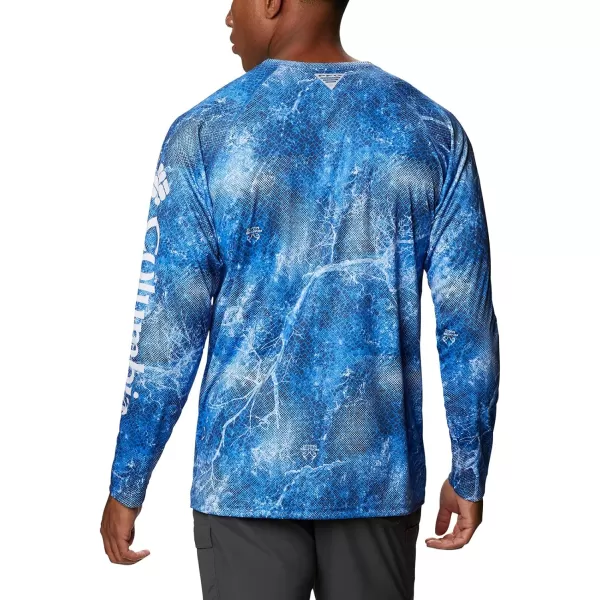 imageColumbia Mens Terminal Tackle Long Sleeve Shirt Wicking MaterialHarbor Blue Realtree Mako