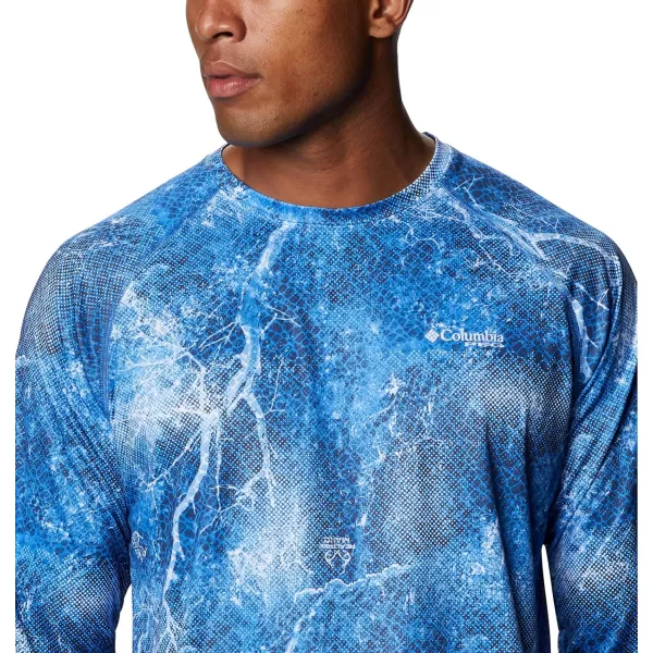 imageColumbia Mens Terminal Tackle Long Sleeve Shirt Wicking MaterialHarbor Blue Realtree Mako