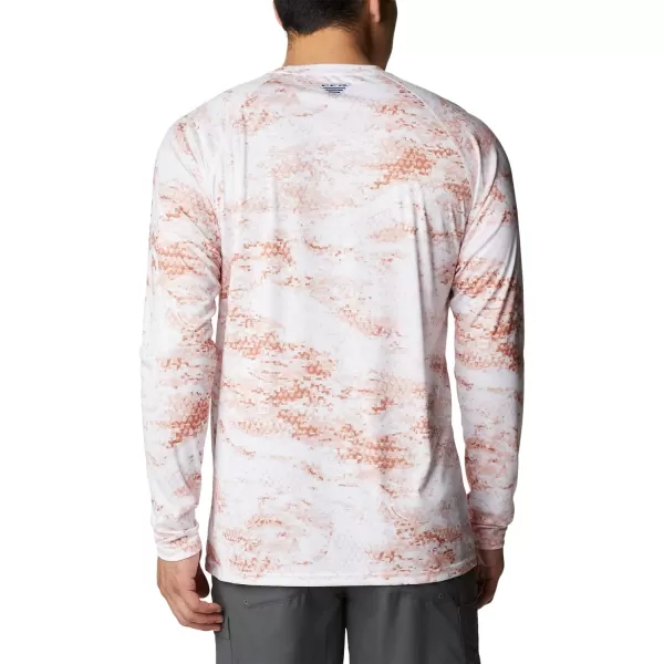 imageColumbia Mens Terminal Tackle Long Sleeve Shirt Wicking MaterialIsland Orange Light Pfg Camo