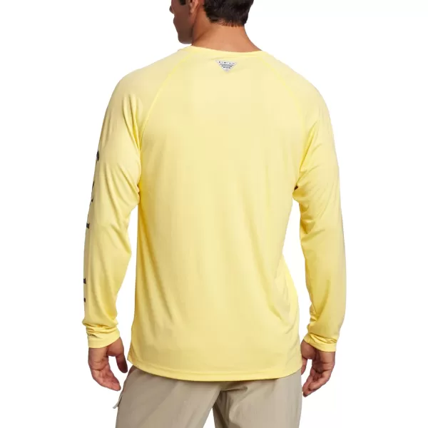 imageColumbia Mens Terminal Tackle Long Sleeve Shirt Wicking MaterialLemon WhipGrill Logo
