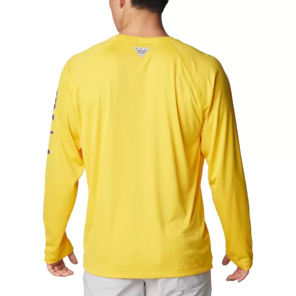 imageColumbia Mens Terminal Tackle Long Sleeve Shirt Wicking MaterialLsu  Yellow