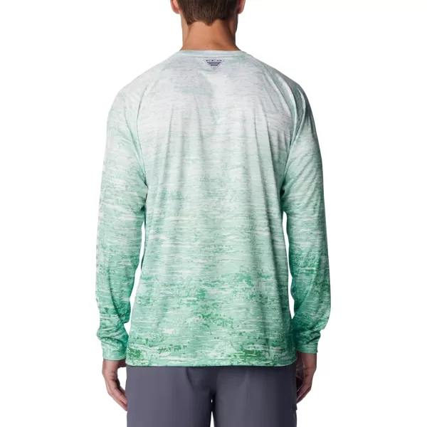 imageColumbia Mens Terminal Tackle Long Sleeve Shirt Wicking MaterialOcean MintDigiscale Fade