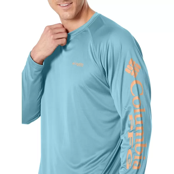 imageColumbia Mens Terminal Tackle Long Sleeve Shirt Wicking MaterialStormBright Nectar Logo