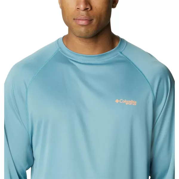 imageColumbia Mens Terminal Tackle Long Sleeve Shirt Wicking MaterialStormBright Nectar Logo