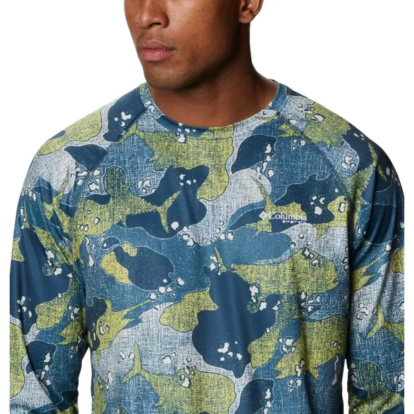 imageColumbia Mens Terminal Tackle Long Sleeve Shirt Wicking MaterialSun Glow Gamefish Camo