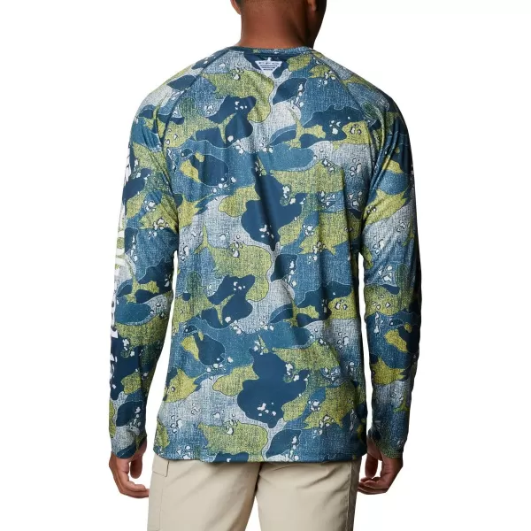 imageColumbia Mens Terminal Tackle Long Sleeve Shirt Wicking MaterialSun Glow Gamefish Camo