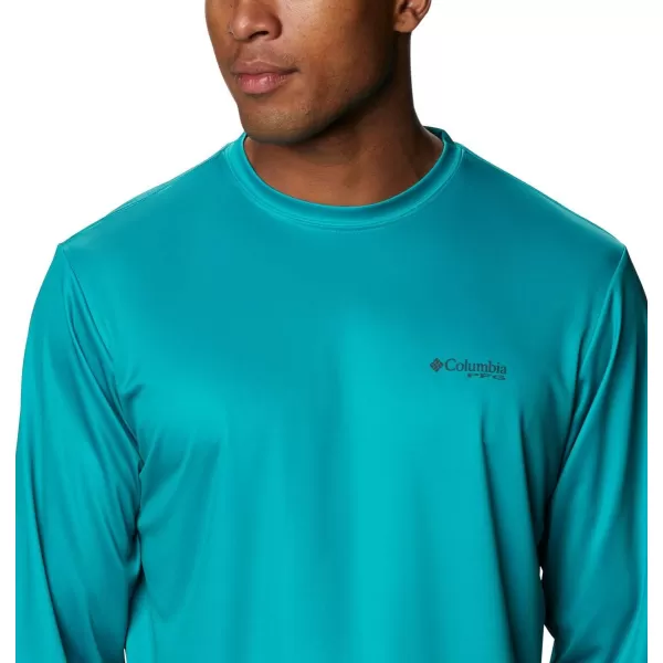 imageColumbia Mens Terminal Tackle Long Sleeve Shirt Wicking MaterialTropic WaterDolphin Realtree Mako