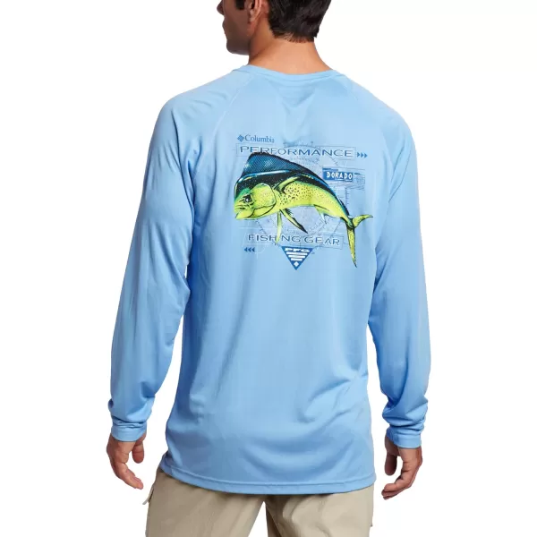 imageColumbia Mens Terminal Tackle Long Sleeve Shirt Wicking MaterialWhite CapDorado 1