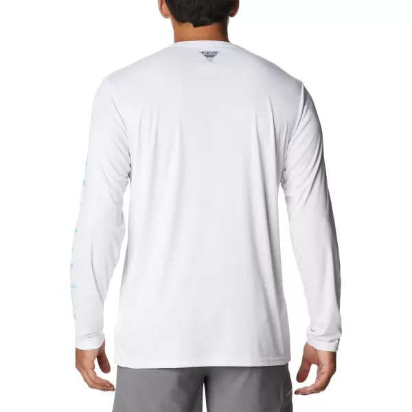 imageColumbia Mens Terminal Tackle Long Sleeve Shirt Wicking MaterialWhiteAtoll Pfg Camo