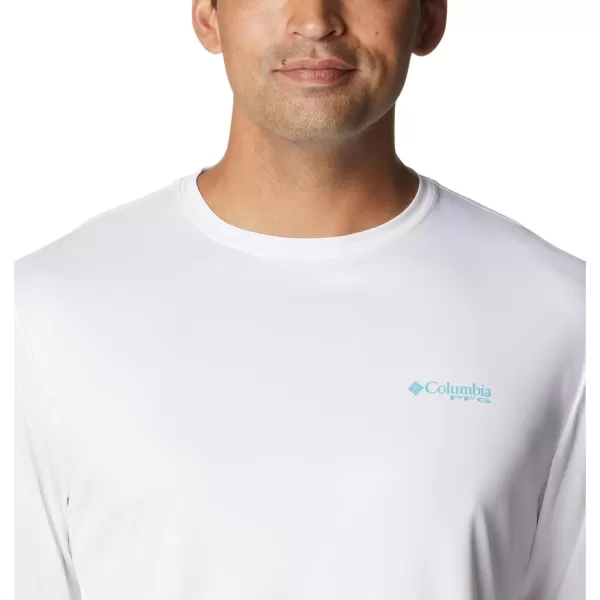 imageColumbia Mens Terminal Tackle Long Sleeve Shirt Wicking MaterialWhiteAtoll Pfg Camo