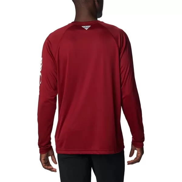 imageColumbia Mens Terminal Tackle Long Sleeve ShirtBeetWhite Logo