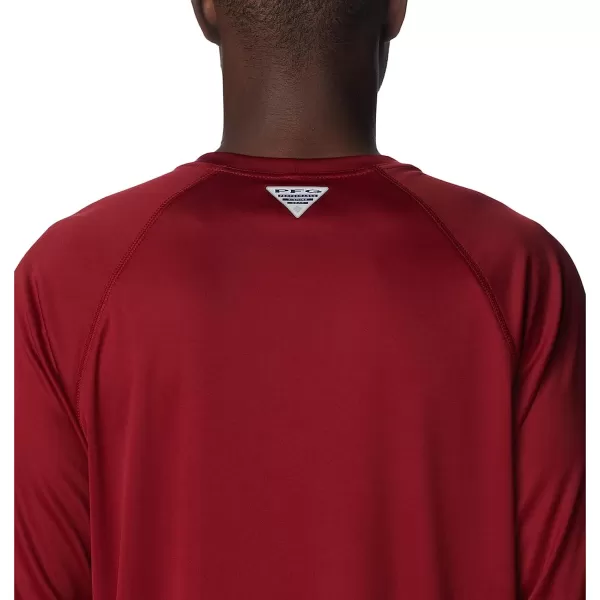 imageColumbia Mens Terminal Tackle Long Sleeve ShirtBeetWhite Logo