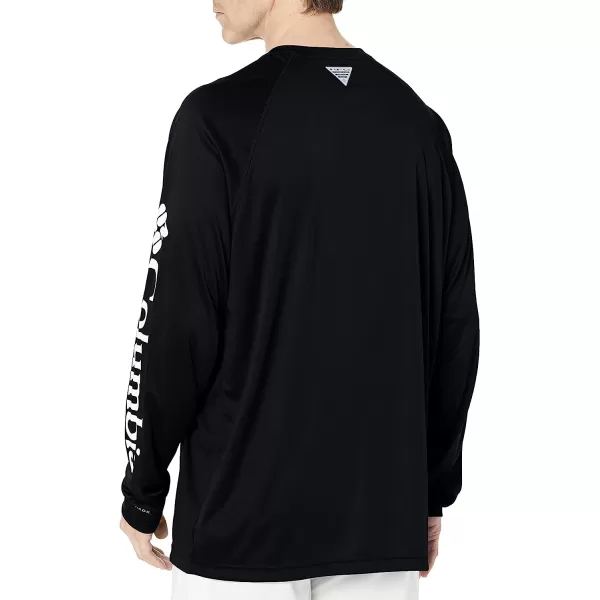 imageColumbia Mens Terminal Tackle Long Sleeve ShirtBlackCool Grey Logo
