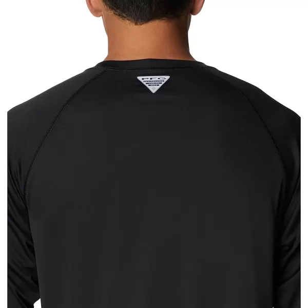 imageColumbia Mens Terminal Tackle Long Sleeve ShirtBlackCool Grey Logo