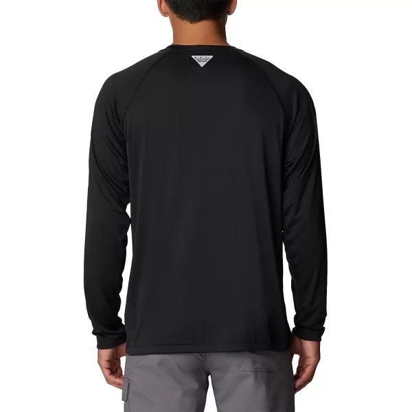 imageColumbia Mens Terminal Tackle Long Sleeve ShirtBlackCool Grey Logo