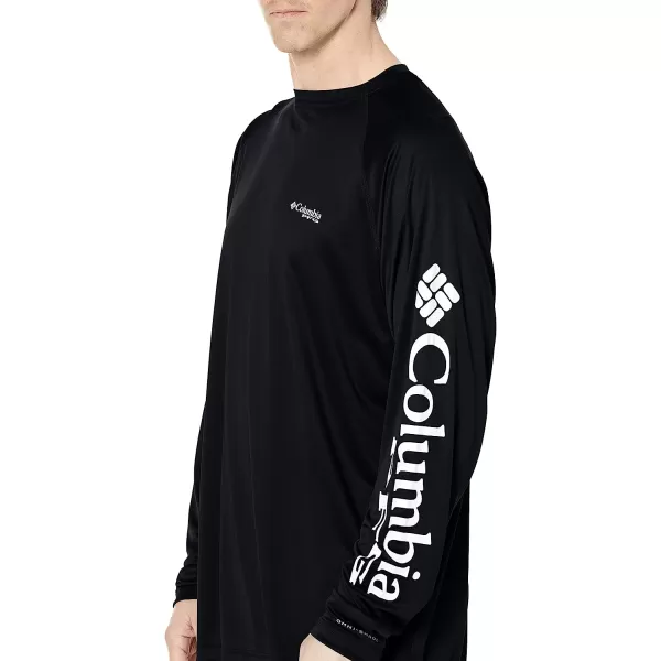 imageColumbia Mens Terminal Tackle Long Sleeve ShirtBlackCool Grey Logo