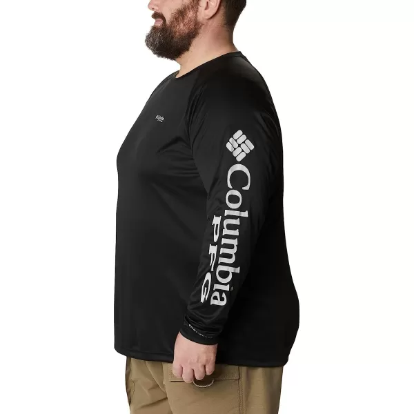 imageColumbia Mens Terminal Tackle Long Sleeve ShirtBlackCool Grey Logo