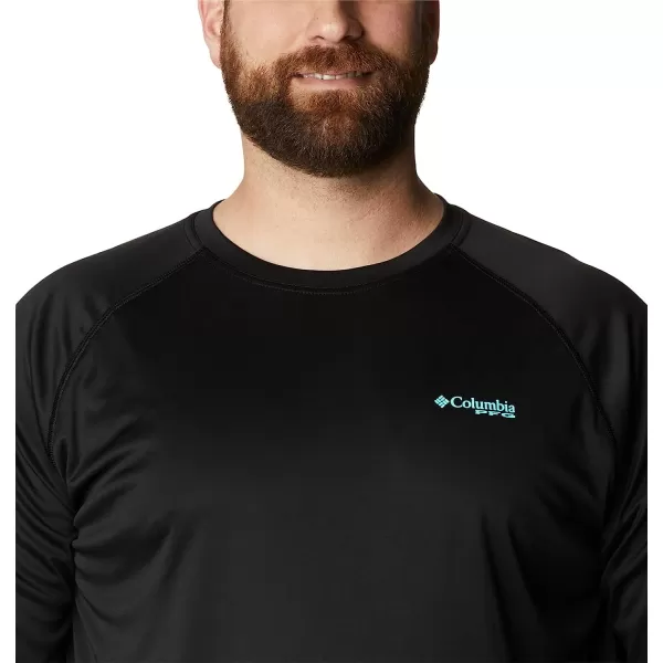 imageColumbia Mens Terminal Tackle Long Sleeve ShirtBlackGulf Stream Logo