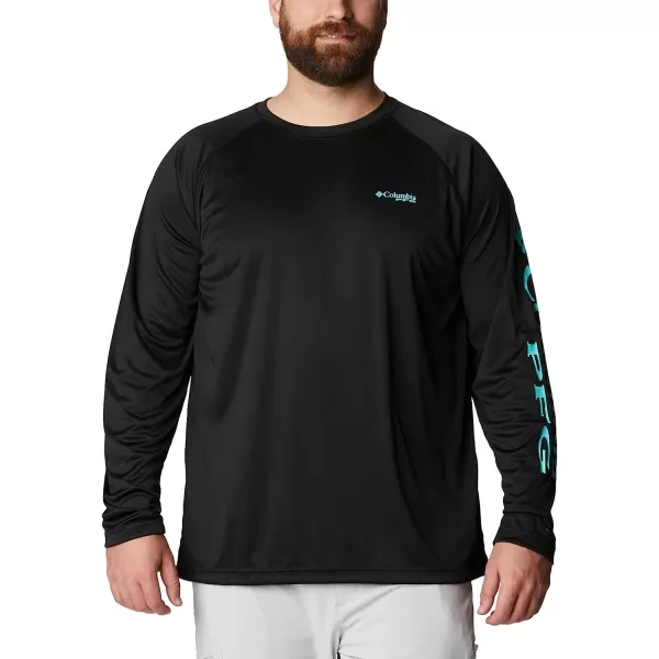 imageColumbia Mens Terminal Tackle Long Sleeve ShirtBlackGulf Stream Logo