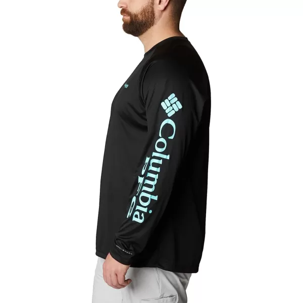 imageColumbia Mens Terminal Tackle Long Sleeve ShirtBlackGulf Stream Logo