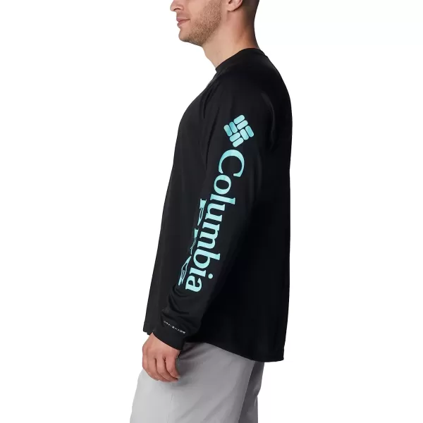 imageColumbia Mens Terminal Tackle Long Sleeve ShirtBlackGulf Stream Logo