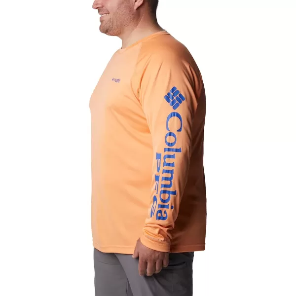 imageColumbia Mens Terminal Tackle Long Sleeve ShirtBright NectarVivid Blue Logo