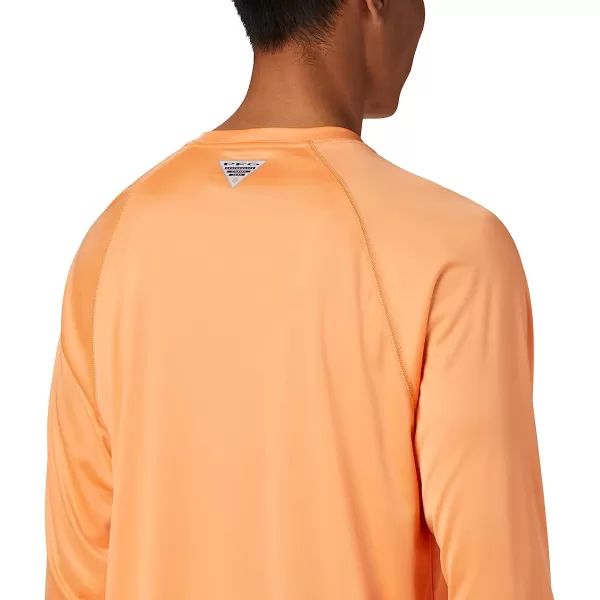 imageColumbia Mens Terminal Tackle Long Sleeve ShirtBright NectarVivid Blue Logo